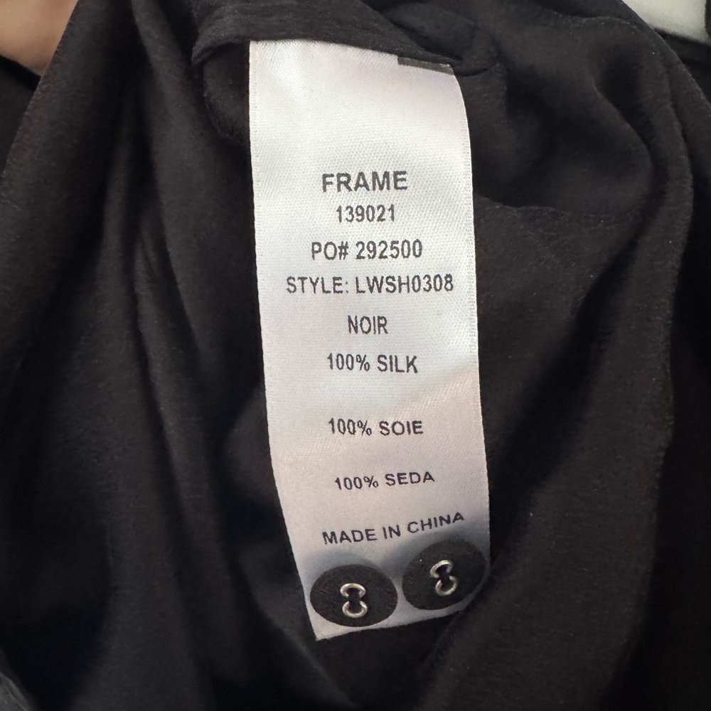 Frame silk top - Picture 4 of 4